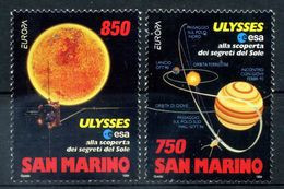 1994 SAN MARINO SET MNH ** Europa Scoperta Dei Segreti Del Sole / Astronomia - Neufs