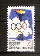 Czech Republic 1994●100Y. Olympic Movement● Mi46 - Ungebraucht