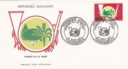 MADAGASCAR--1971--FDC --Défense De La Forêt... ..cachet TANANARIVE-- - Madagascar (1960-...)