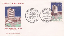 MADAGASCAR--1971--FDC --Hôtels Touristiques De Madagascar...cachet TANANARIVE-- Hilton - Madagascar (1960-...)