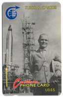 Turks & Caicos - John Glenn At Launch Site Of Friendship 7 - 1CJGA - Turks- En Caicoseilanden