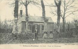 CRECY EN PONTHIEU - En Forêt, Poste De L'Hermitage. - Crecy En Ponthieu