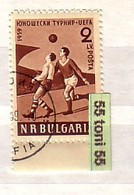 1959  Sport  FOOTBALL - UEFA 1 V.-  Used/gest.oblitere(O)  BULGARIA / Bulgarien - Gebruikt