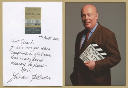 Julian Fellowes - Novelist & Director - Autograph Card Signed + Photo - 2016 - Ecrivains