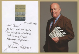 Julian Fellowes - Novelist & Director - Autograph Card Signed + Photo - 2016 - Writers