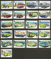 Jersey MNH 21 Zegels, Hogere Côte Bus Autobus - Bussen