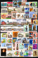 Luxembourg, Luxemburg, 1980 - 2000, SAMMLUNG, COLLECTION, ALBUMSEITE, PAGE D'ALBUM, GESTEMPELT, OBLITERE - Sammlungen