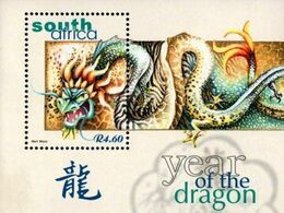 South Africa - 2000 Year Of The Dragon MS (**) # SG 1201 , Mi Block 82 - Chinees Nieuwjaar