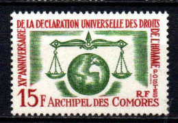 Archipel Des Comores - France DOM-TOM - 1963  - Droit De L' Homme - N° 28  - Neuf ** - MNH - Unused Stamps