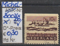 1966 - NIEDERLANDE - FM/DM "Landschaften" 10 C Dkl'karmin  - O  Gestempelt - S. Scan (800XxDo O Nl) - Oblitérés