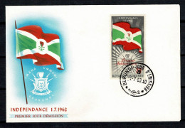 Burundi 1963 FDC 57 Premier Anniversaire De L'Indépendance 1.7.1963 - FDC