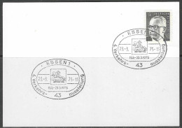 1975 - Sonderstempel - Essen 1 - 4. Verkehrs - Ausstellung - Stempeltag 23/03/1975. - Other & Unclassified