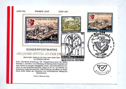 Lettre Fdc ?  Spittal 800 Ans + Rencontre Radio Karnten - Storia Postale