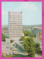 309306 / Bulgaria - Pleven Plewen -  Hotel " Rostov-am-Don" Building Bus Ikarus Parking For Cars 1979 PC Bulgarie - Hotels & Restaurants