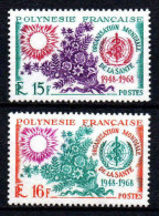 Polynésie - 1968  - OMS  - N° 60/61  - Neufs ** - - MNH - Ongebruikt