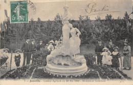 28-JANVILLE- COMISE AGRICOLE DU 29 MAI 1910, MONUMENT COLARDEAU - Epernon