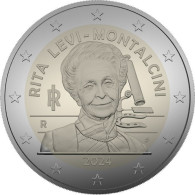 Italia - 2 Euro 2024 - Rita Levi-Montalcini - Fior Di Conio - Italie