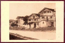 64 - B28055CPA - AINHOA - La Grand' Rue - Dessin De Ph Veyrin - Très Bon état - PYRENEES-ATLANTIQUES - Ainhoa