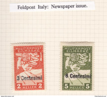 1918 FRIULI-VENETO Occ. Austriaca, Espressi N° 1/2 MLH/* - Altri & Non Classificati