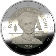 Italia - 2 Euro 2024 - Rita Levi-Montalcini - Fondo Specchio - Italy