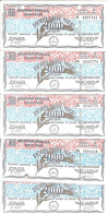 BOSNIE HERZEGOVINE 2000 DINARA 1992 VF++ MILITARY CHECK ( 5 Billets ) - Bosnia And Herzegovina