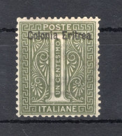 1893 ERITREA N.1 1 Centesimo * - Erythrée