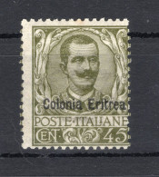 1903 ERITREA N.26 45 Centesimi * - Eritrea