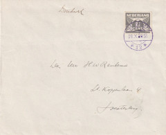 Envelop 28 Okt 1939 Veldpost (12( Langebalk In Violet) - Poststempels/ Marcofilie