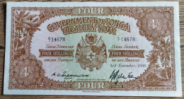 P# 5 - 4 Shillings Tonga 1965 - UNC!! - Tonga