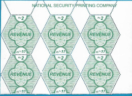 PAKISTAN - Revenue Stamp Value 2 Odd Shape "Right Top Side Imprint B.O.6" - Pakistan