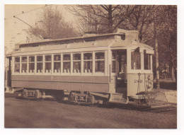 TRAM N°249 MODÉLE "BRILL" À BOGIES ET PLATES-FORMES SIMPLES - CONSTRUIT EN 1904/05 AUX USA - Strassenbahnen