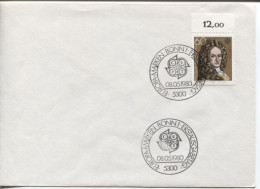 BRD # 1050 FDC Europa Gottfried Wilhelm Leibniz Philosoph Sonderstempel Bonn - 1971-1980