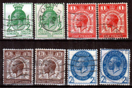 Great Britain GB / UK 1929 ⁕ UPU Congress / King Edward VII Sc# 205-208 Mi.170-173 X2 ⁕ 8v Used - Unchecked - Used Stamps