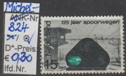 1964 - NIEDERLANDE - SM "125 Jahre Eisenbahn...Zwergsignal" 15 C Mehrf.  - O  Gestempelt - S. Scan (824o Nl) - Used Stamps