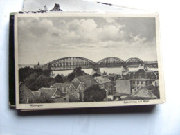 Nederland Holland Pays Bas Nijmegen Met Deel Stad En Spoorbrug Over De Waal - Nijmegen