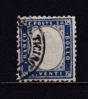 ITALIE 1862 TIMBRE N°3 OBLITERE VICTOR EMMANUEL II - Usati