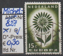 1964 - NIEDERLANDE - SM "Europa - Stilis. Blume" 15 C Schwarzolivgrün - O  Gestempelt - S. Scan (827o Nl) - Used Stamps