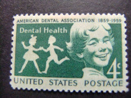 ESTADOS UNIDOS / ETATS-UNIS D'AMERIQUE 1959 /CENTENARIO DE  ASOCIACION DENTAL  AMERICANA YVERT 674 ** MNH - Nuevos