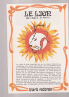 Le Lion - Illustration Michel Voillot - Astrologie