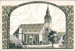 Schneeberg (Erzgebirge) Kirche Nach Federzeichnung Oberlehrer A. Major 1970/1920 - Schneeberg