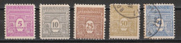 France 1944 : Timbres Yvert & Tellier N° 620 - 621 - 622 - 623 - 627 - 702 - 703 - 704 - 705 - 706 - 707 - 708 - 709.... - Gebruikt