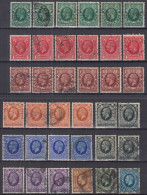 Great Britain GB / UK 1934 ⁕ KGV King George V. Mi.175-184 ⁕ 36v Used - Unchecked - Usati