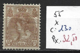 PAYS-BAS 55 * Côte 130 € - Unused Stamps