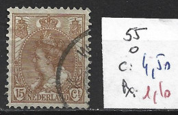 PAYS-BAS 55 Oblitéré Côte 4.50 € - Used Stamps