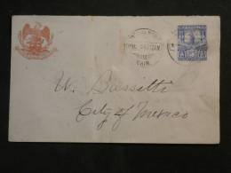 DK 14 MEXICO    BELLE  LETTRE ENTIER RARE   1896    +AFF. INTERESSANT+++ + - Mexico