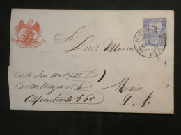 DK 14 MEXICO   BELLE  LETTRE ENTIER RARE   1895  VALLEE A MEXICO   +AFF. INTERESSANT+++ + - Mexico