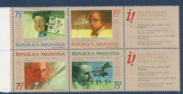 Argentina, Argentine, **, Yv 1855, 1856, 1857, 1858, Mi 2219, 2220, 2221, 2222, SG 2390 à 2393, - Ongebruikt