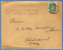 Allemagne Reich 1929 - Lettre De Erbach - G29920 - Briefe U. Dokumente