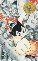 Carte Prépayée JAPON - TEZUKA  COLLECTION - ASTRO BOY Robot - MANGA BD - ANIME JAPAN Prepaid Fumi Card  - 19938 - Cómics