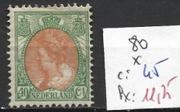 PAYS-BAS 80 * Côte 45 € - Unused Stamps